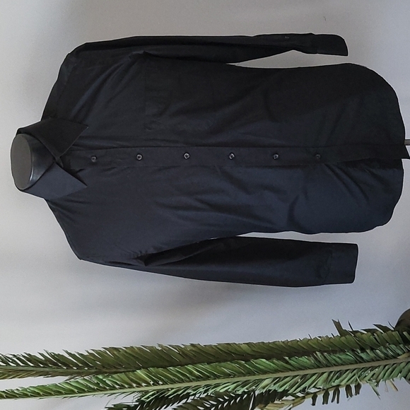 Beverly Hills Polo Club black button down dress shirt - Picture 1 of 4